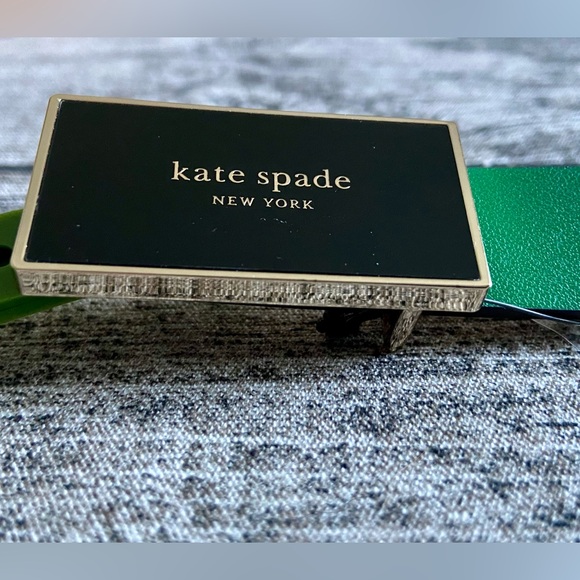 NWT! Kate spade belt with bow and spade logo. Genuine leather, Available M and L - Picture 2 of 12